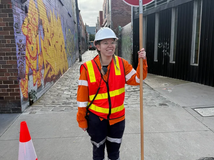 Traffic controller working in Melbourne